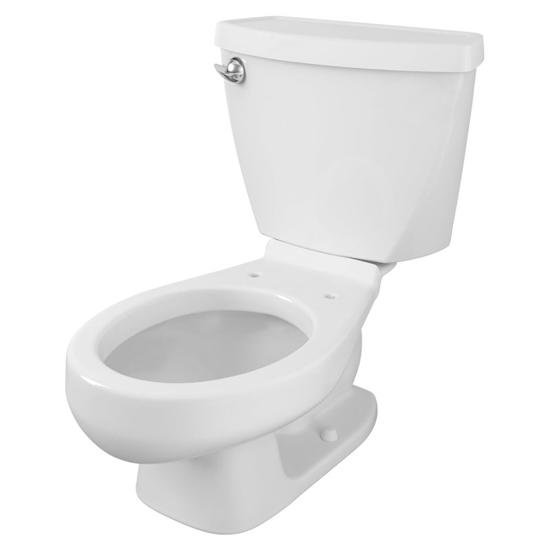 American Standard Baby Devoro FloWise Round Front Toilet 10 in. Height